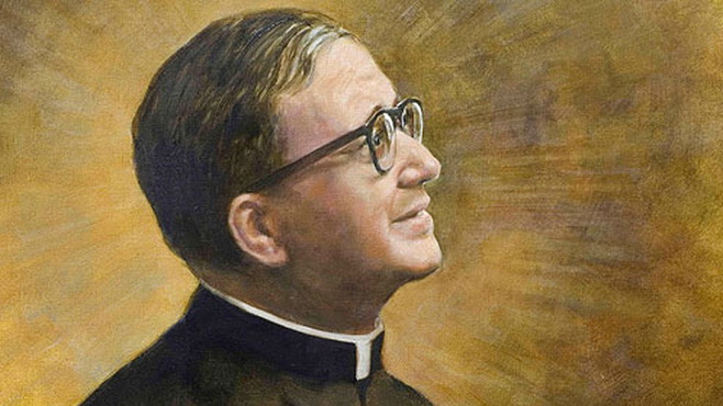 22 giugno 2018 San Josemaria Escrivá fondatore dell’Opus Dei Santa Messa nella memoria liturgica celebrata da S.Em.R. Giuseppe card. Betori Arcivescovo di Firenze Santuario della SS Annunziata venerdì 22 giugno 2018 h. 19.00 dalle 18.00 confessioni Non dimentichiamo che i giorni trascorsi dalla Madonna sulla terra furono quasi per intero molto simili a quelli di tanti milioni di donne occupate nella cura della famiglia, nell'educazione dei figli, nelle faccende domestiche. Maria santificava le cose più piccole, quelle che molti considerano erroneamente insignificanti, senza valore: il lavoro di ogni giorno, le attenzioni prodigate alle persone care, le conversazioni e le visite ai parenti e agli amici... Benedetta normalità, così piena di amore di Dio! (dalla raccolta di meditazioni “E’ Gesù che passa”) Particolare dell’altorilievo scolpito dal M° Cody G. Swanson per la cappella del policlinico Campus BioMedico Con la partecipazione dell’ensemble Estro Armonico Fiorentino diretto dal M° Lucia Baldacci